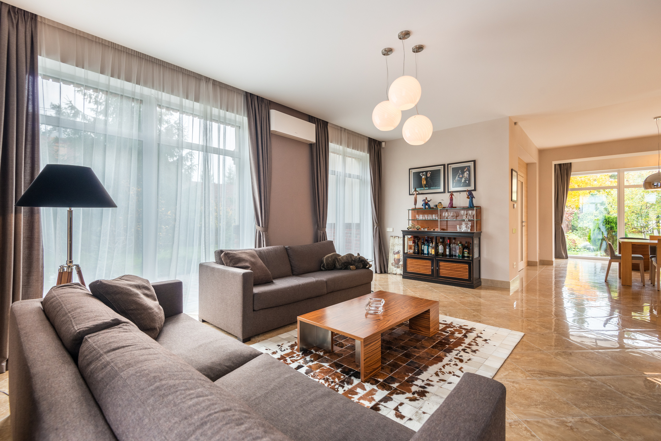 Interior of modern living room